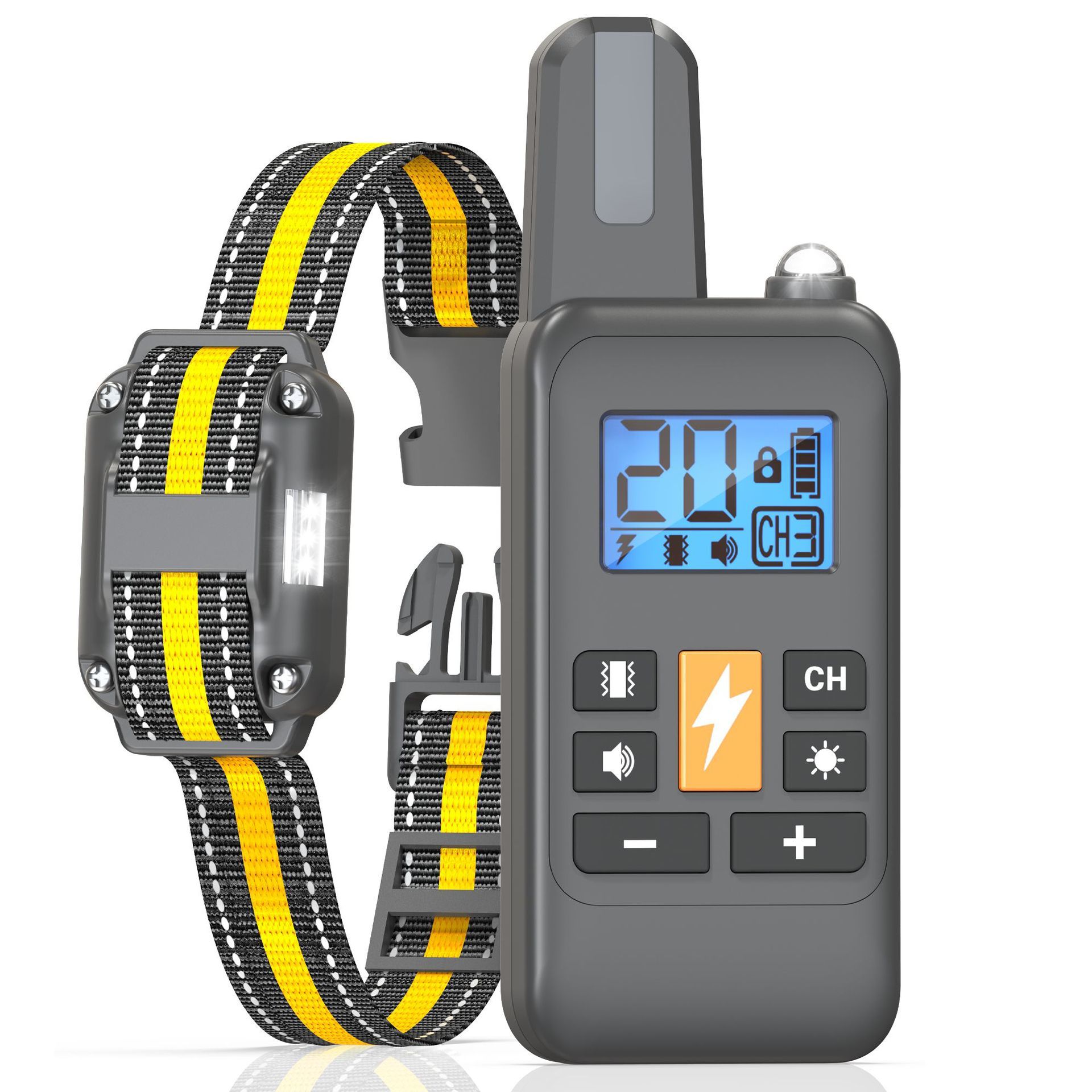 Waterproof Dog Training Collar Featuring Remote Control Adjustable ...